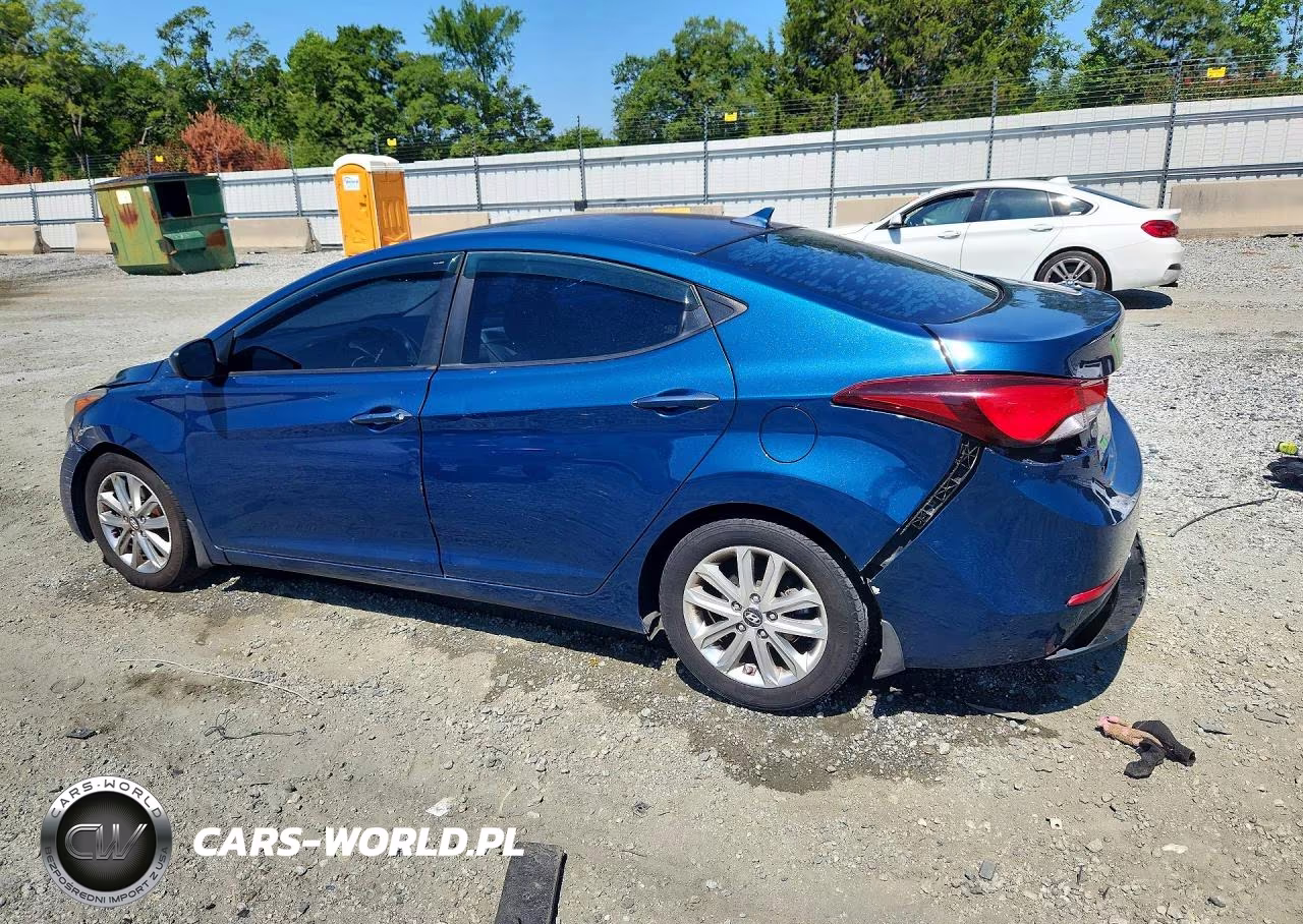 2015 Hyundai Elantra Se VIN:KMHDH4AEXFU422074 - 2