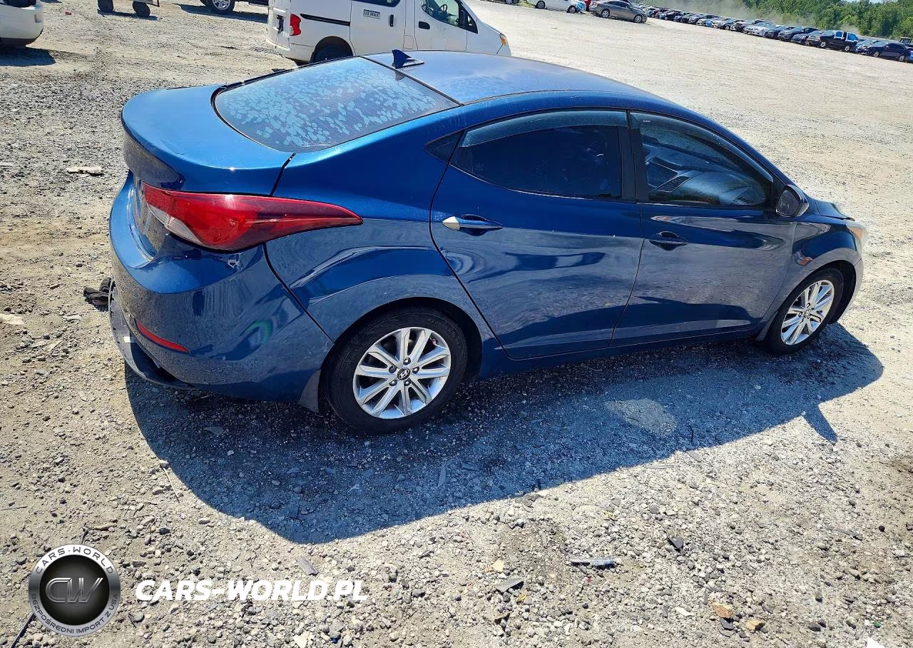 2015 Hyundai Elantra Se VIN:KMHDH4AEXFU422074 - 3