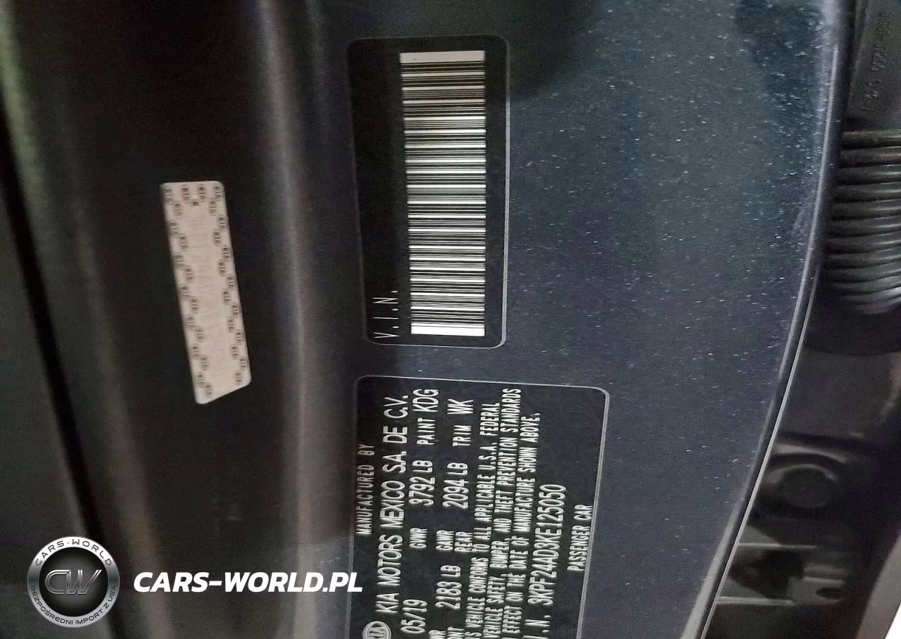 2019 Kia Forte Lxs VIN:3KPF24AD3KE125050 - 12