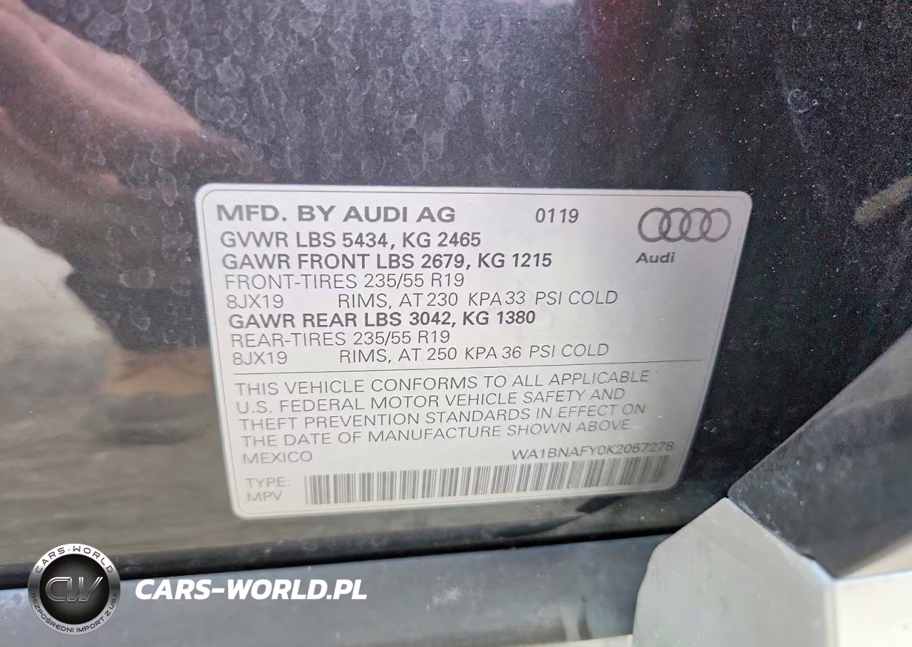 2019 Audi Q5 Premium Plus VIN:WA1BNAFY0K2057278 - 13