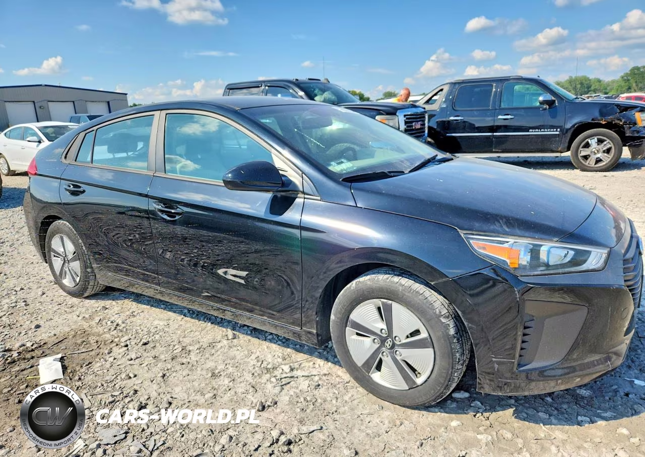 2017 Hyundai Ioniq Blue VIN:KMHC65LC8HU038817 - 4