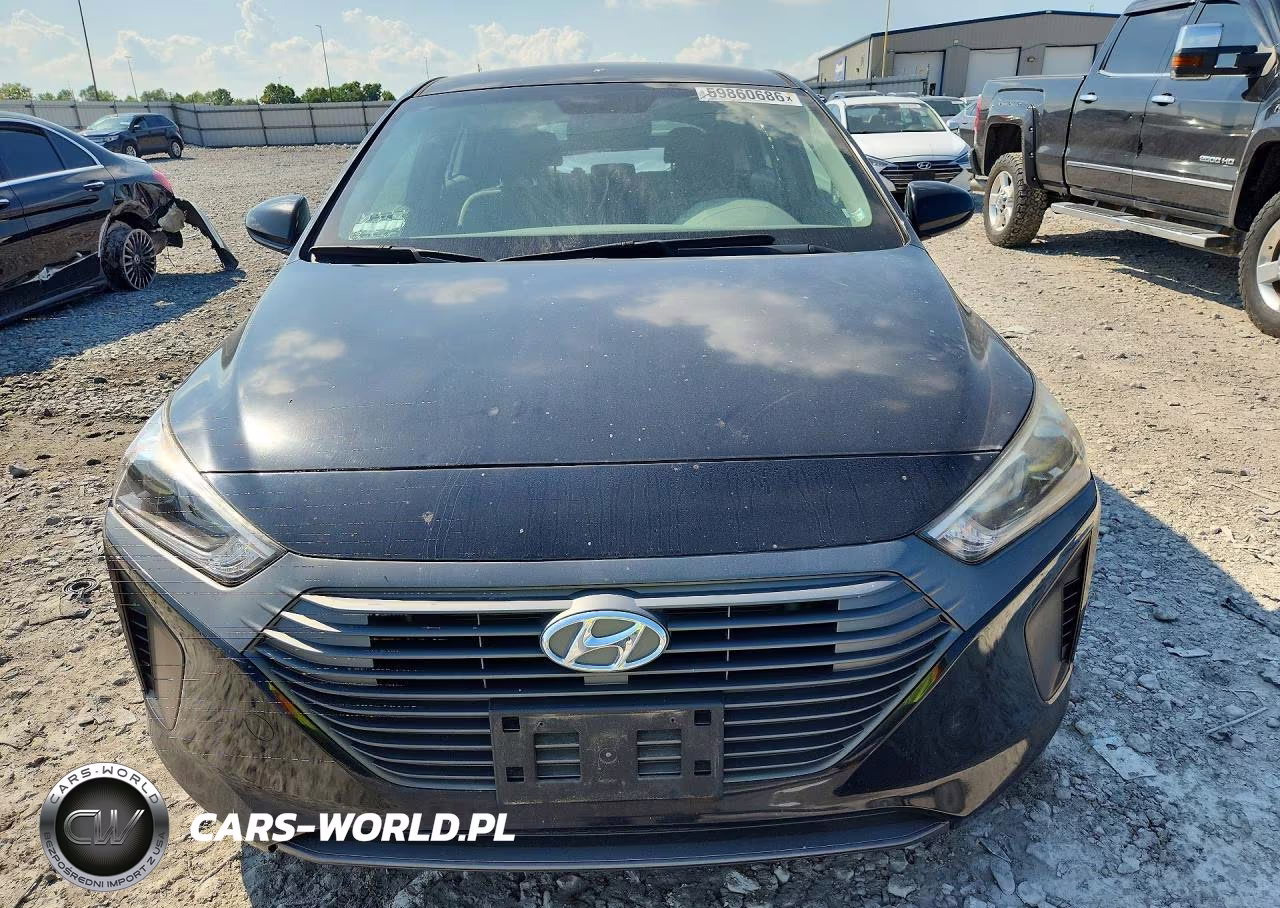 2017 Hyundai Ioniq Blue VIN:KMHC65LC8HU038817 - 5