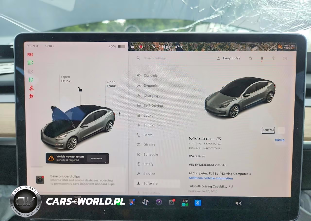 2019 Tesla Model 3 VIN:5YJ3E1EB5KF205848 - 9