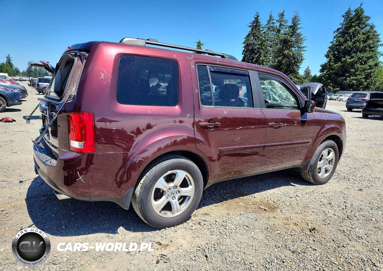 2015 Honda Pilot Exln VIN:5FNYF4H78FB043831 - 3