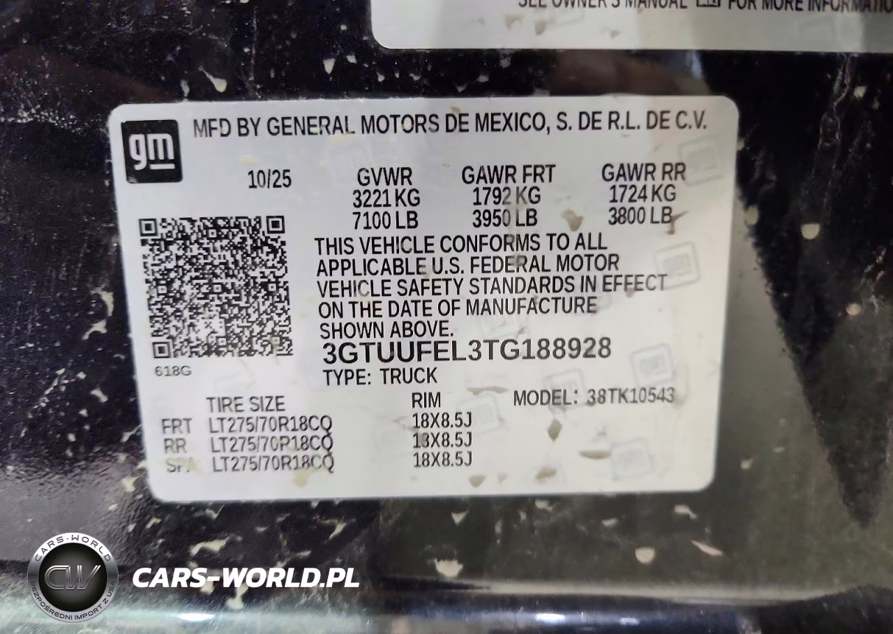 2026 GMC Sierra K1500 At4X VIN:3GTUUFEL3TG188928 - 13