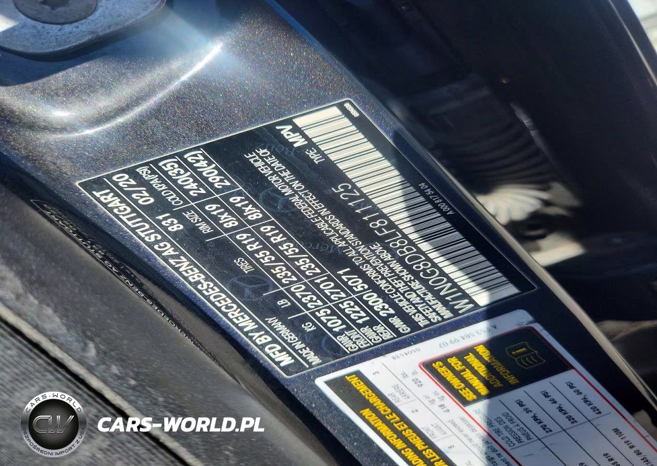 2020 Mercedes-Benz Glc 300 VIN:W1N0G8DB8LF811125 - 12