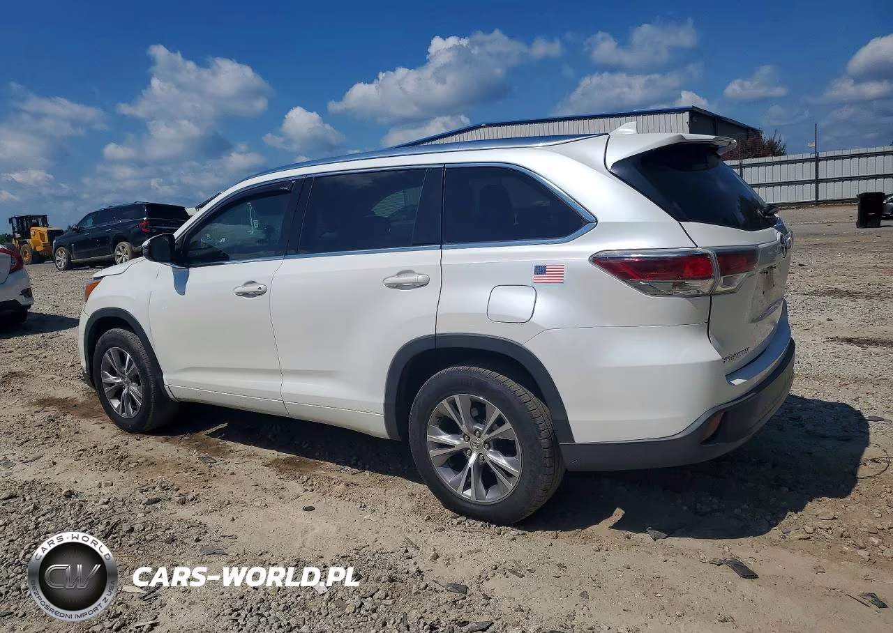2015 Toyota Highlander Xle VIN:5TDKKRFH8FS103774 - 2