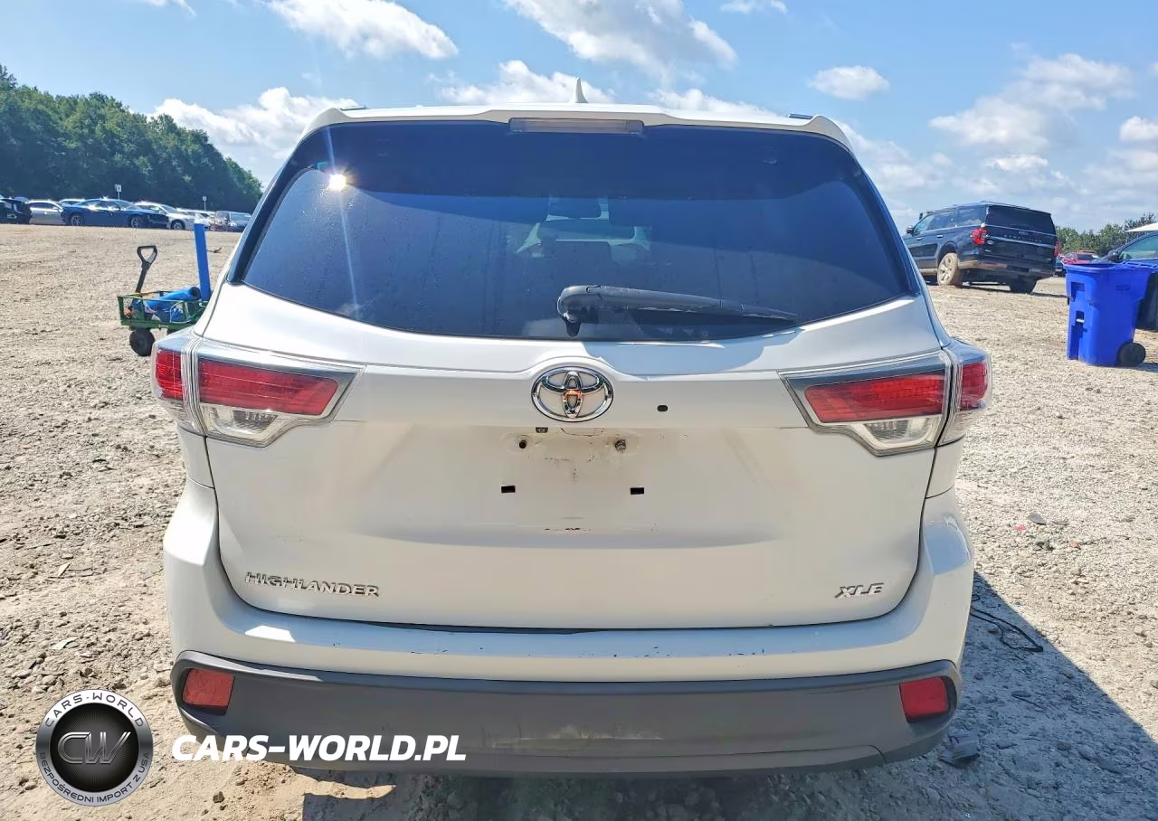 2015 Toyota Highlander Xle VIN:5TDKKRFH8FS103774 - 6