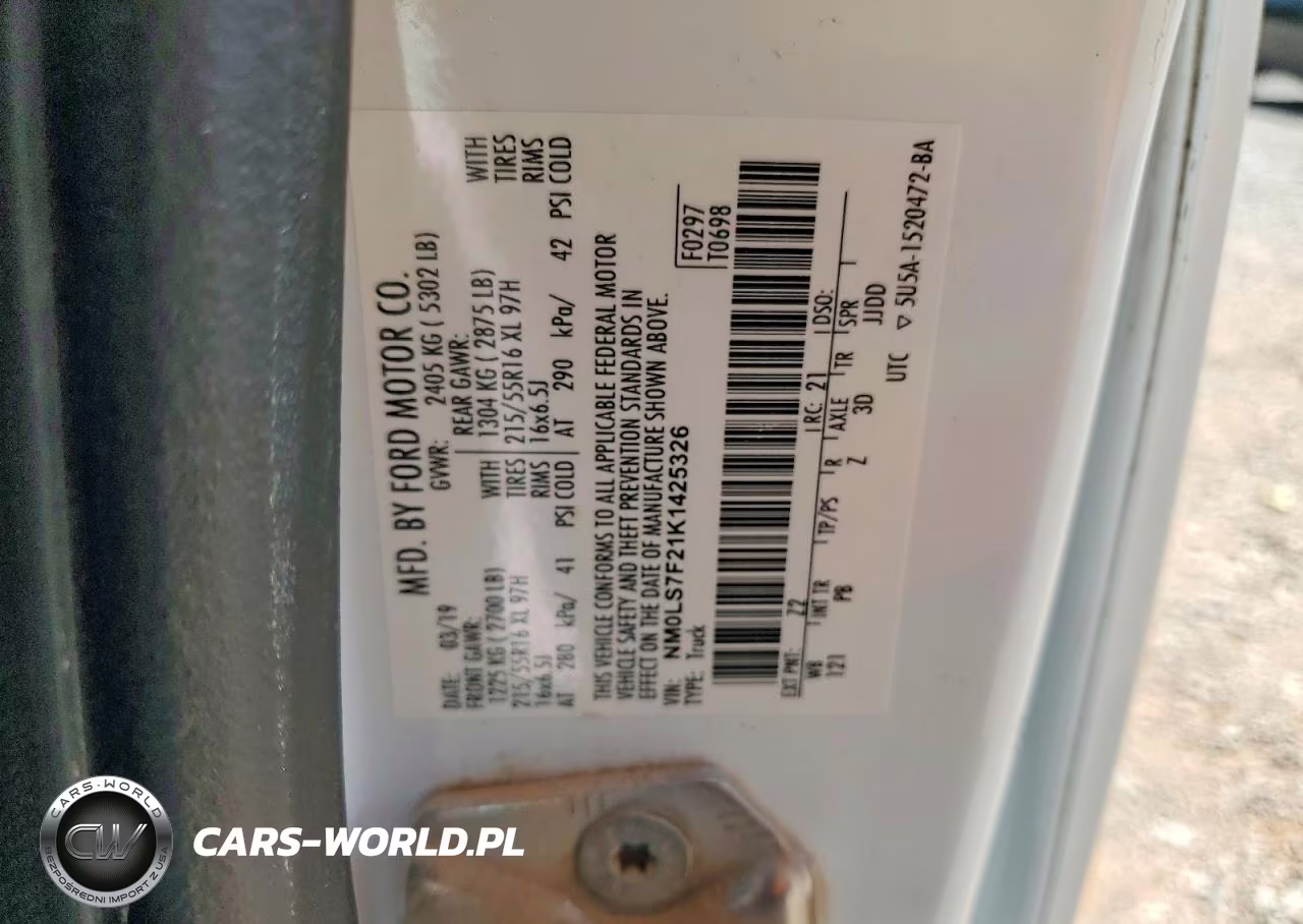 2019 Ford Transit Connect Xlt VIN:NM0LS7F21K1425326 - 13