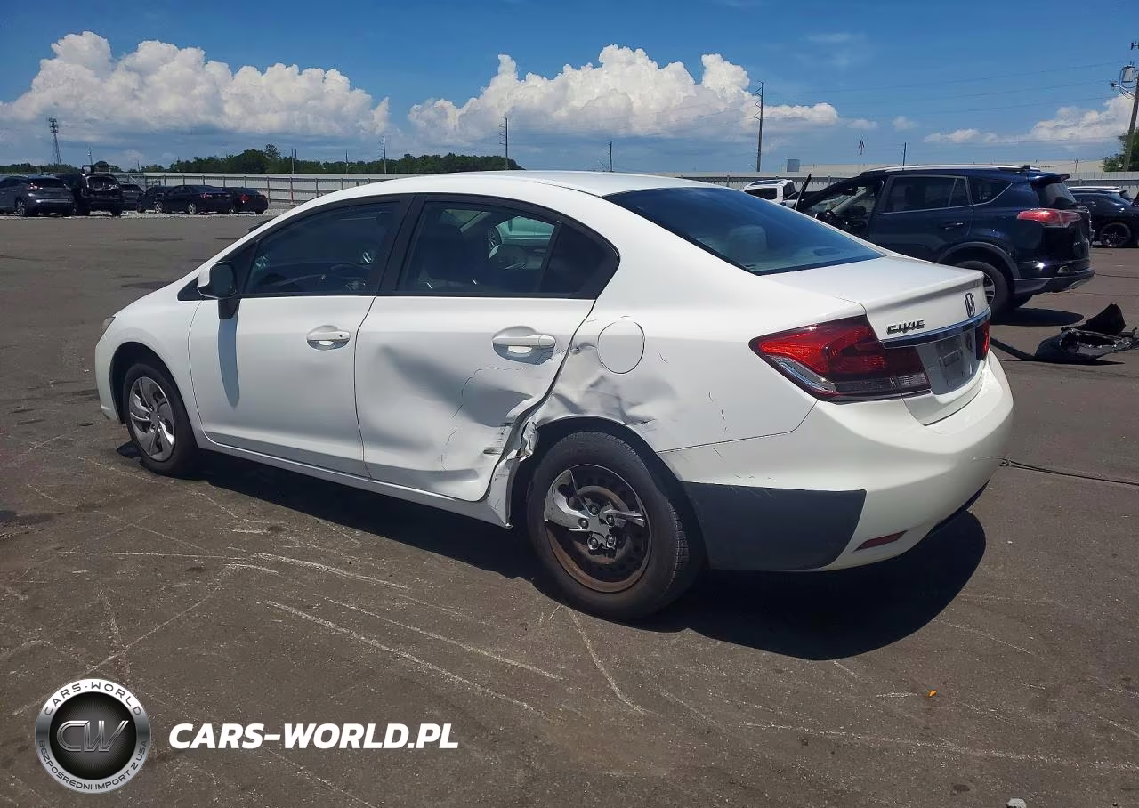 2013 Honda Civic Lx VIN:19XFB2F50DE048999 - 2