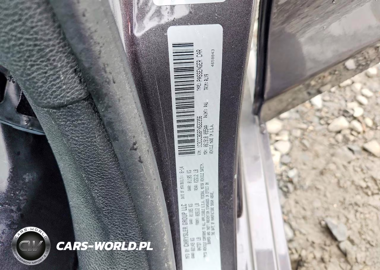 2015 Chrysler 200 S VIN:1C3CCCBG6FN522356 - 12