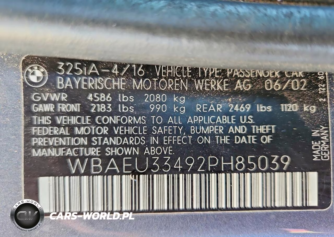 2002 BMW 325 Xi VIN:WBAEU33492PH85039 - 13