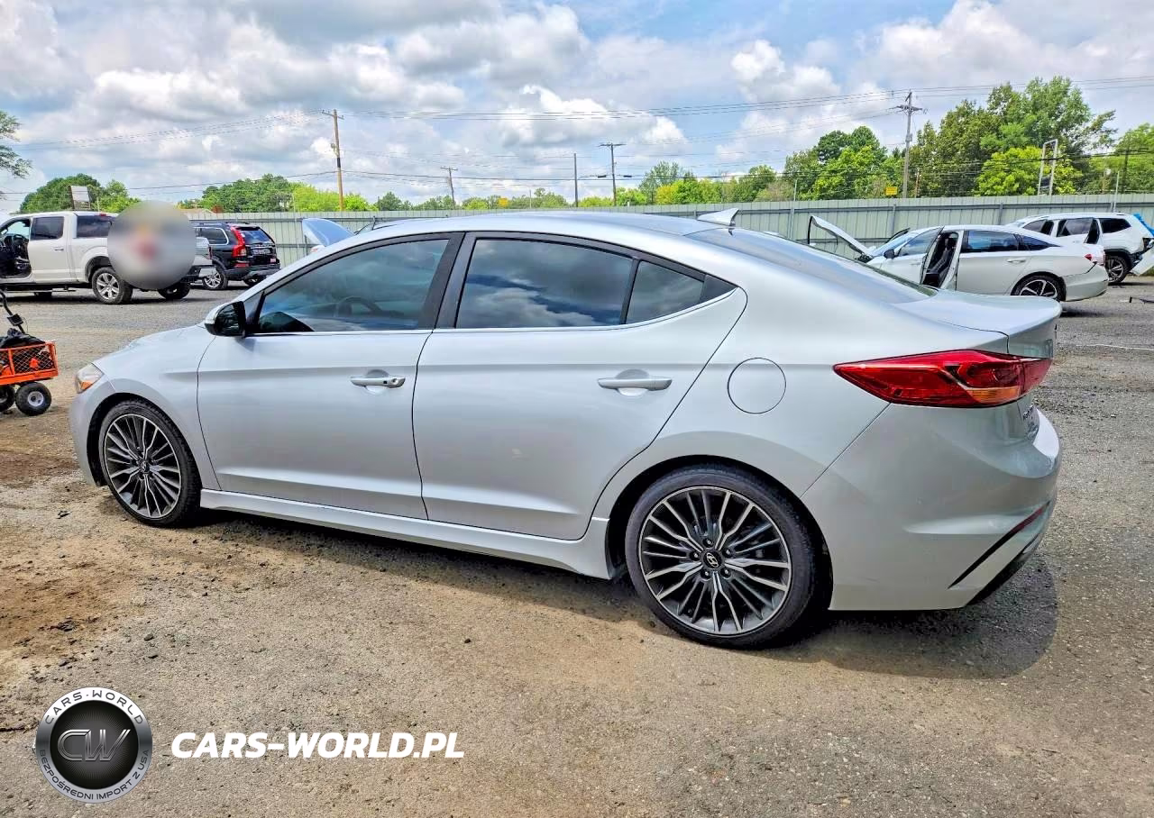 2018 Hyundai Elantra Sport VIN:KMHD04LB2JU485012 - 2