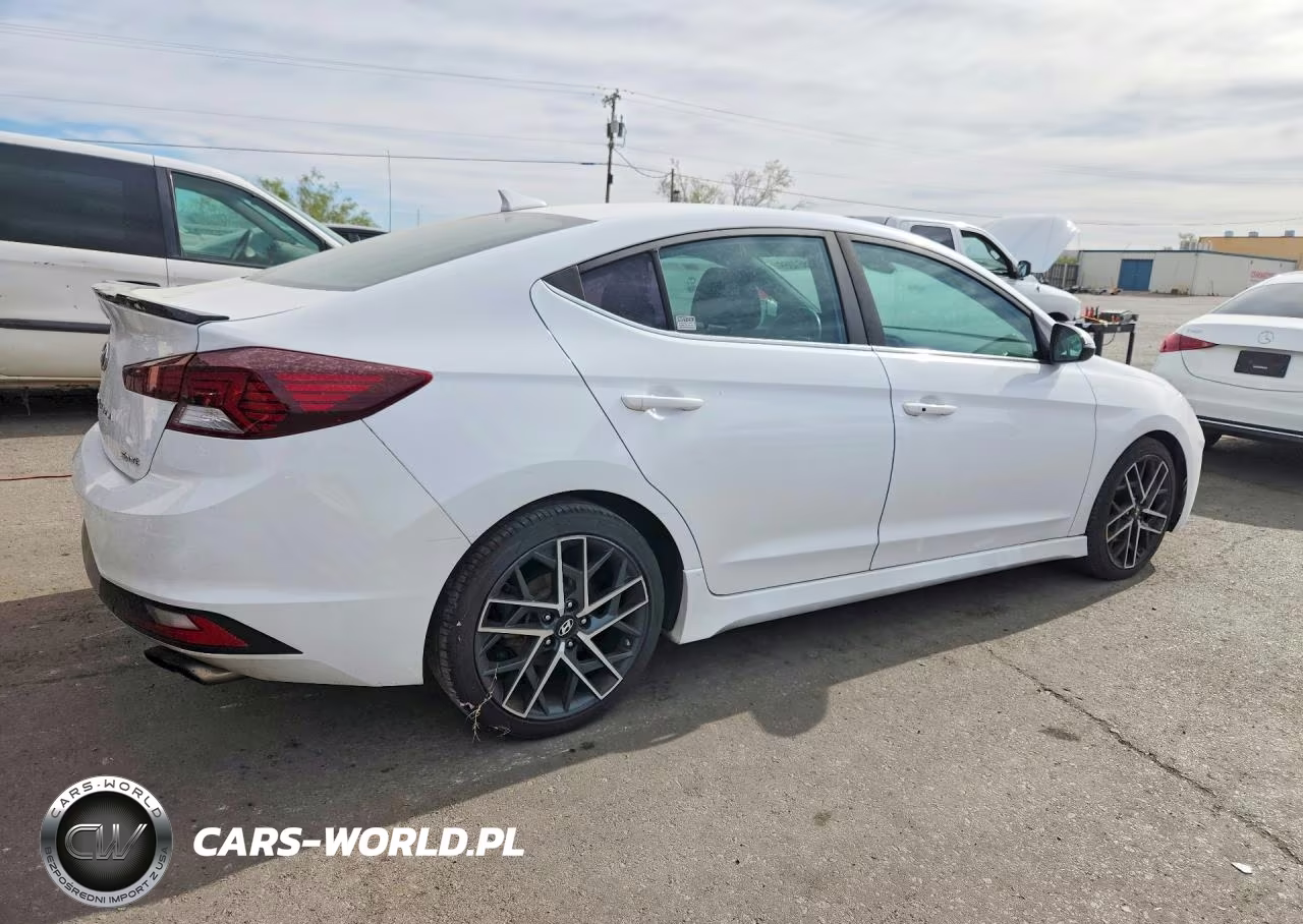 2019 Hyundai Elantra Sport VIN:KMHD04LB6KU829006 - 3
