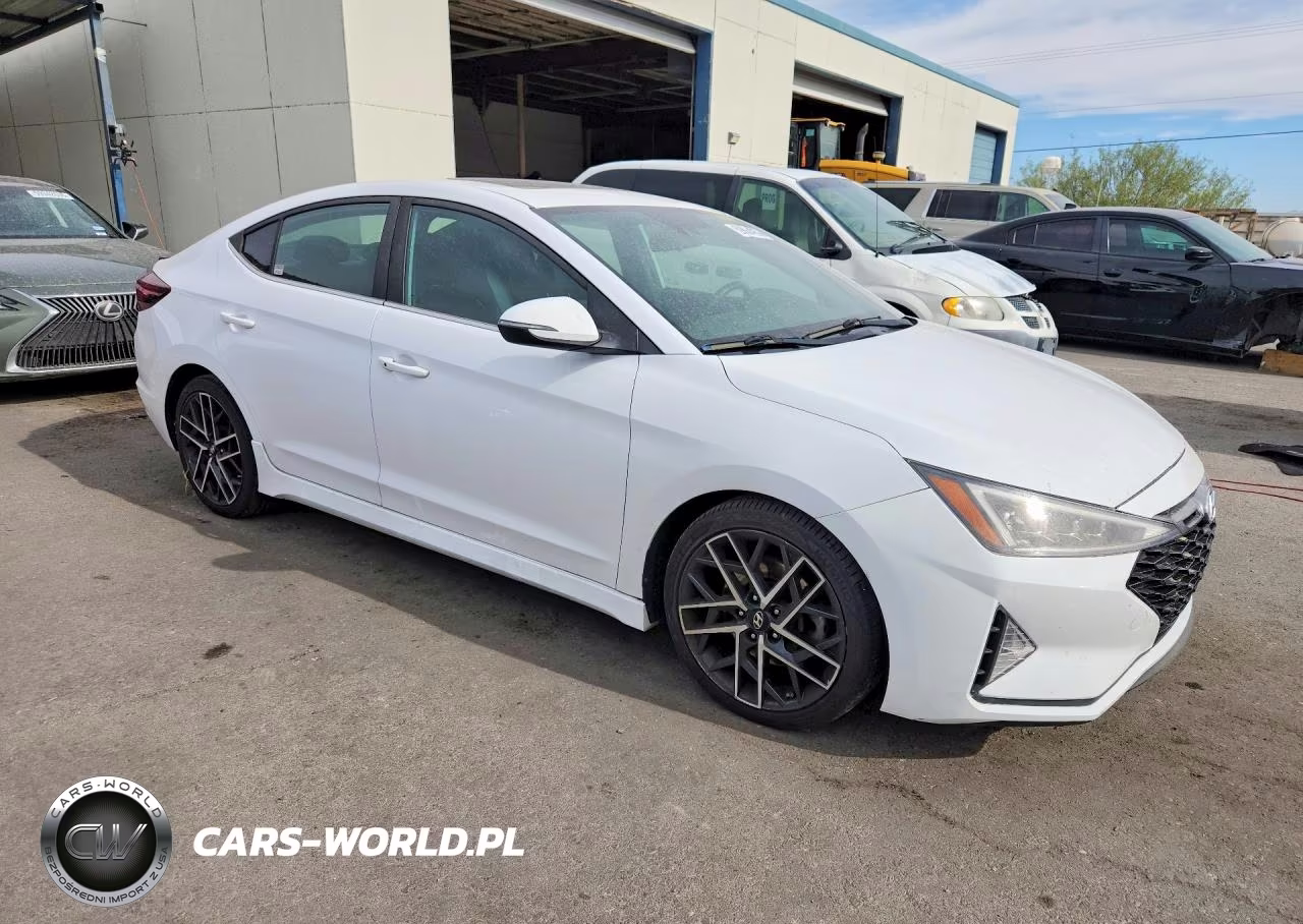 2019 Hyundai Elantra Sport VIN:KMHD04LB6KU829006 - 4