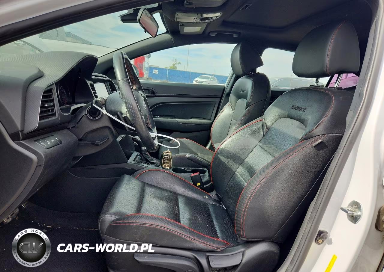 2019 Hyundai Elantra Sport VIN:KMHD04LB6KU829006 - 7