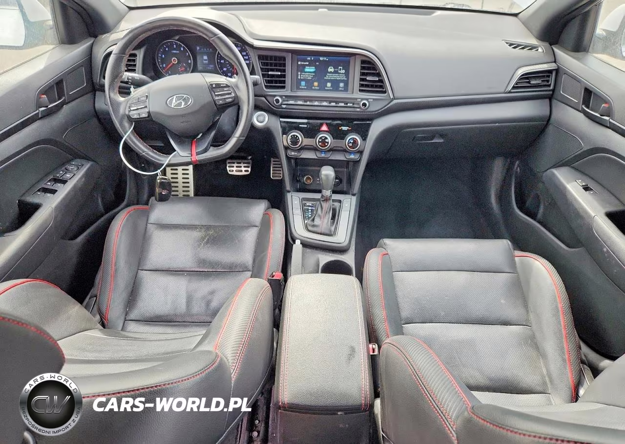 2019 Hyundai Elantra Sport VIN:KMHD04LB6KU829006 - 8