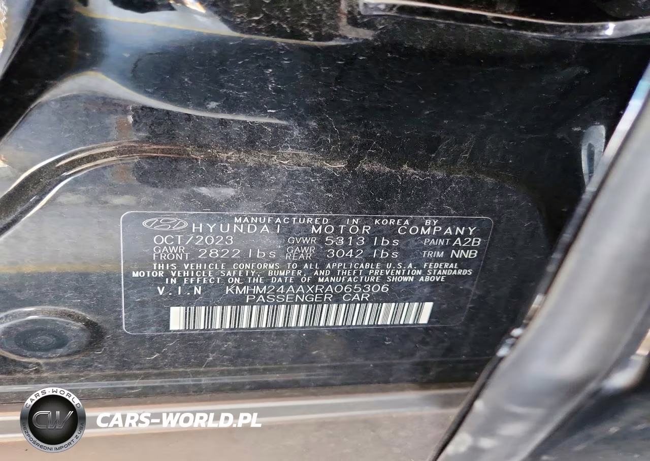 2024 Hyundai Ioniq 6 Se VIN:KMHM24AAXRA065306 - 12