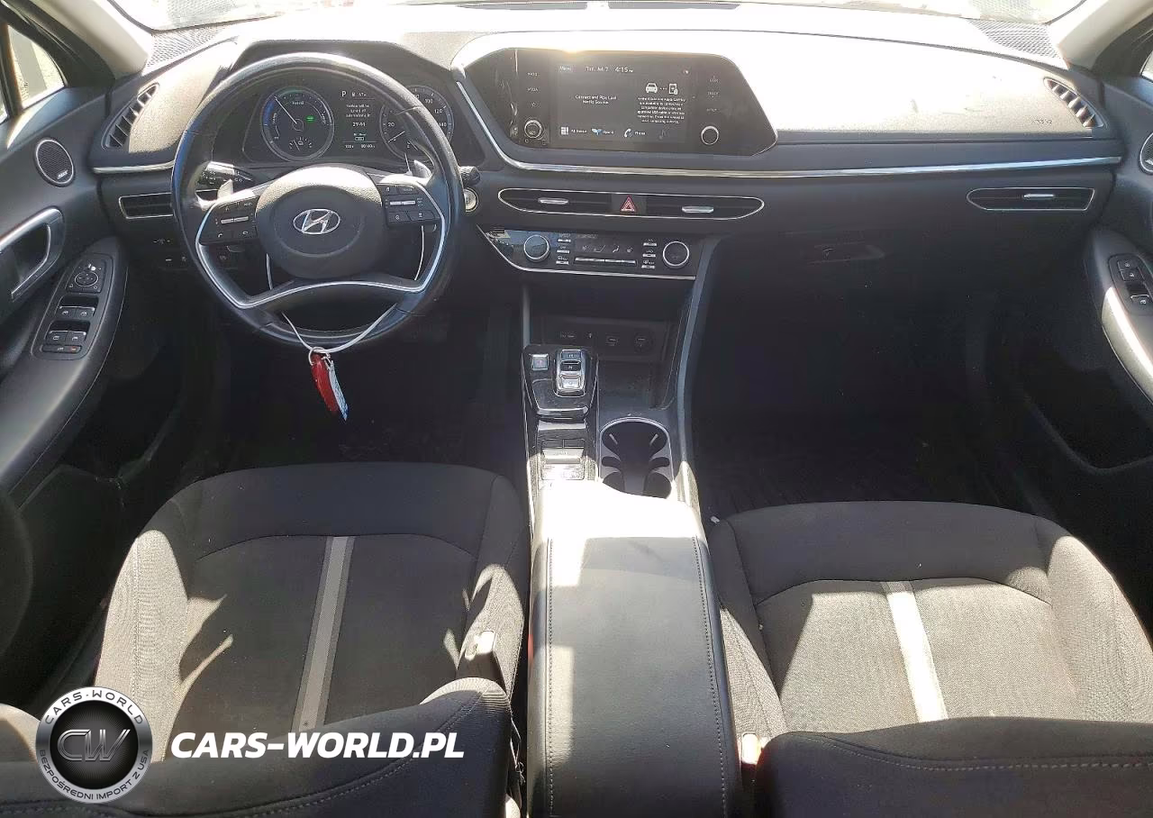 2021 Hyundai Sonata Hybrid Sel VIN:KMHL34JJ6MA020249 - 8