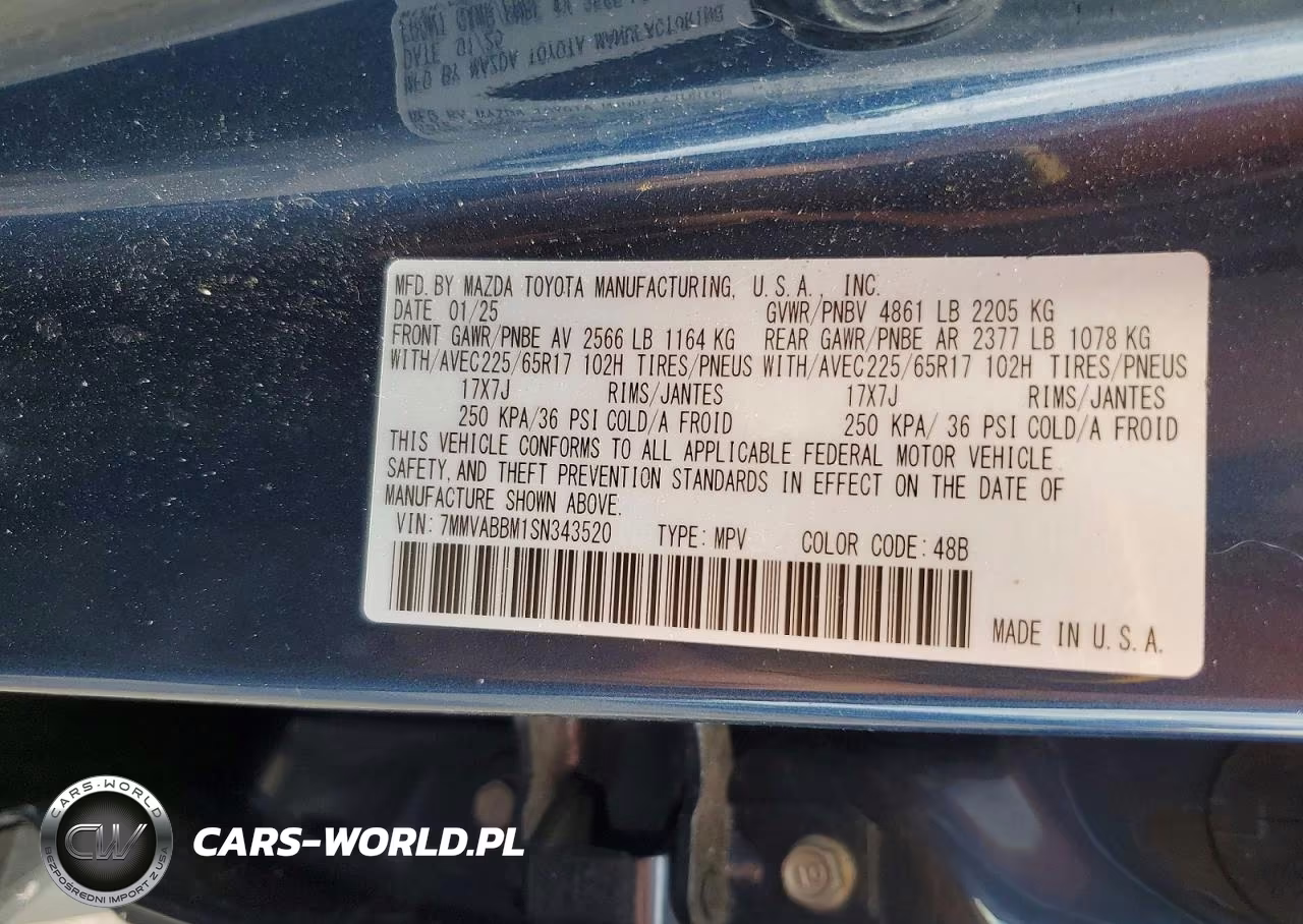 2025 Mazda Cx-50 Preferred VIN:7MMVABBM1SN343520 - 13