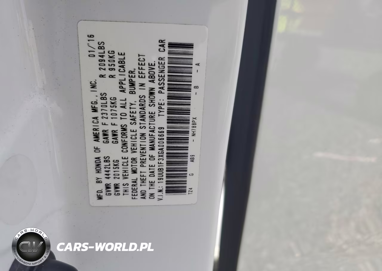 2016 Acura Tlx VIN:19UUB1F3XGA006669 - 12