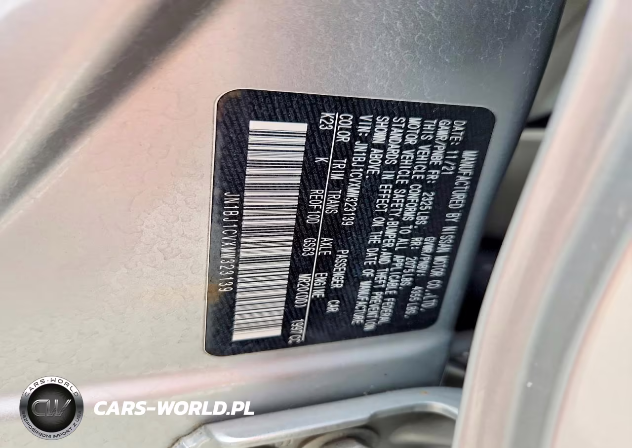 2021 Nissan Rogue Sport Sl VIN:JN1BJ1CVXMW323139 - 12