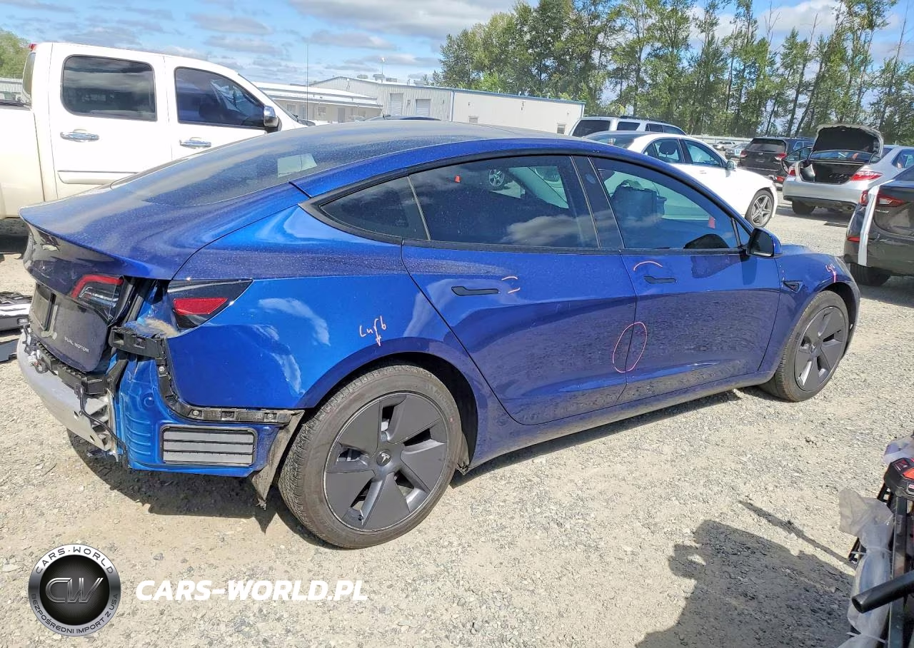 2022 Tesla Model 3 VIN:5YJ3E1EB9NF206036 - 3
