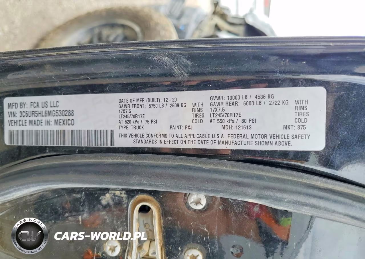 2021 Ram 2500 Tradesman VIN:3C6UR5HL6MG530288 - 12