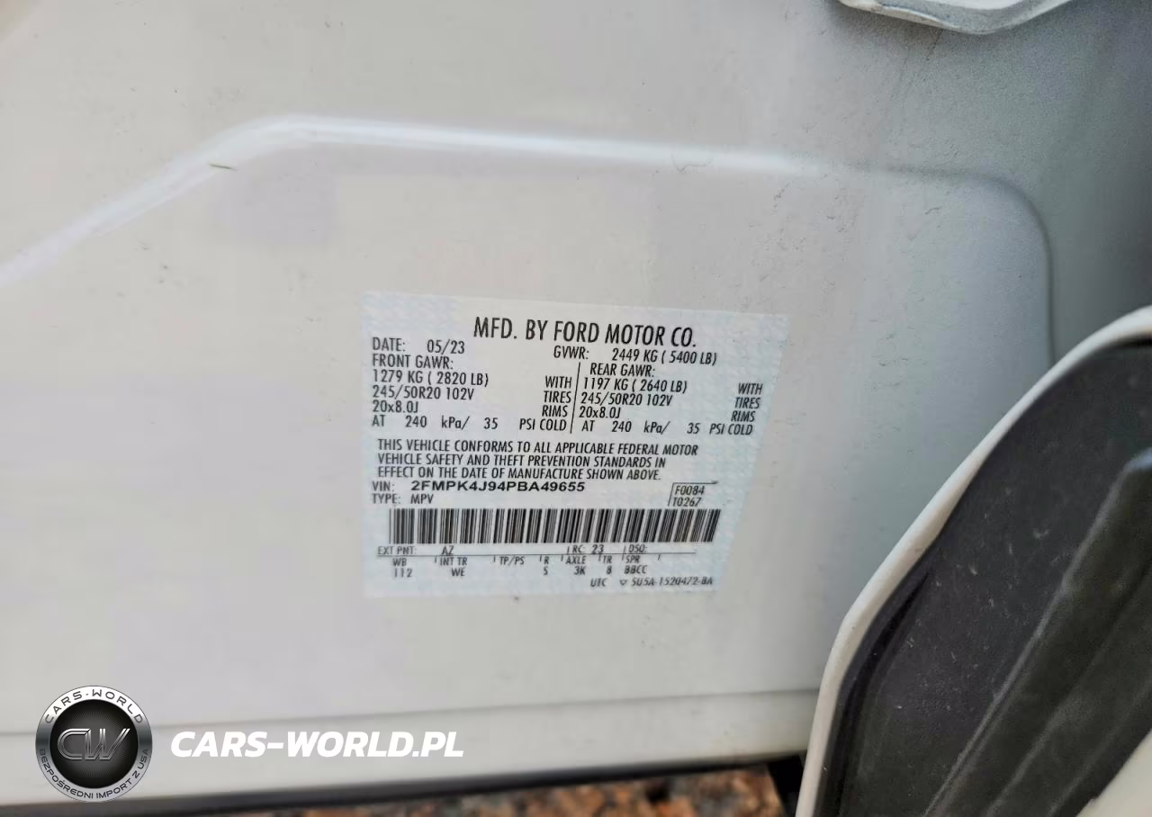 2023 Ford Edge Sel VIN:2FMPK4J94PBA49655 - 14