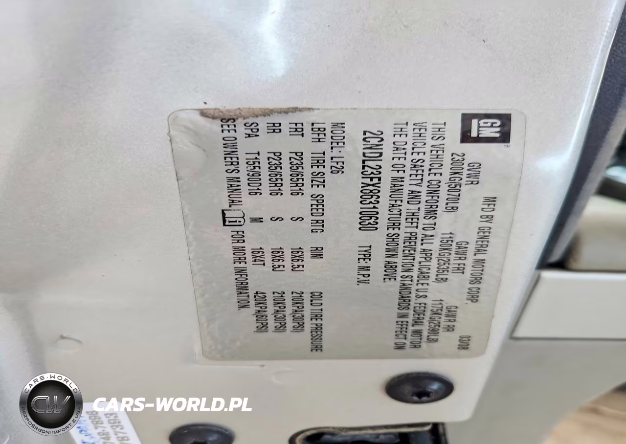 2008 Chevrolet Equinox Ls VIN:2CNDL23FX86310630 - 13