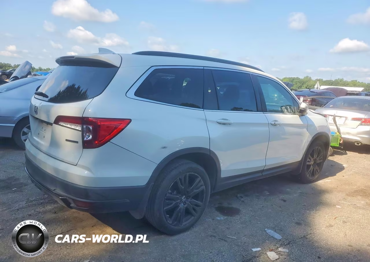 2021 Honda Pilot Se VIN:5FNYF5H23MB029326 - 3