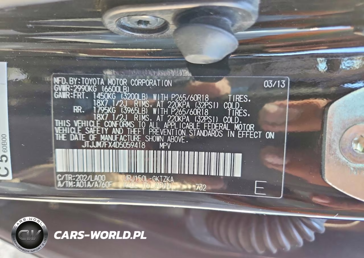 2013 Lexus Gx 460 Premium VIN:JTJJM7FX4D5059418 - 13