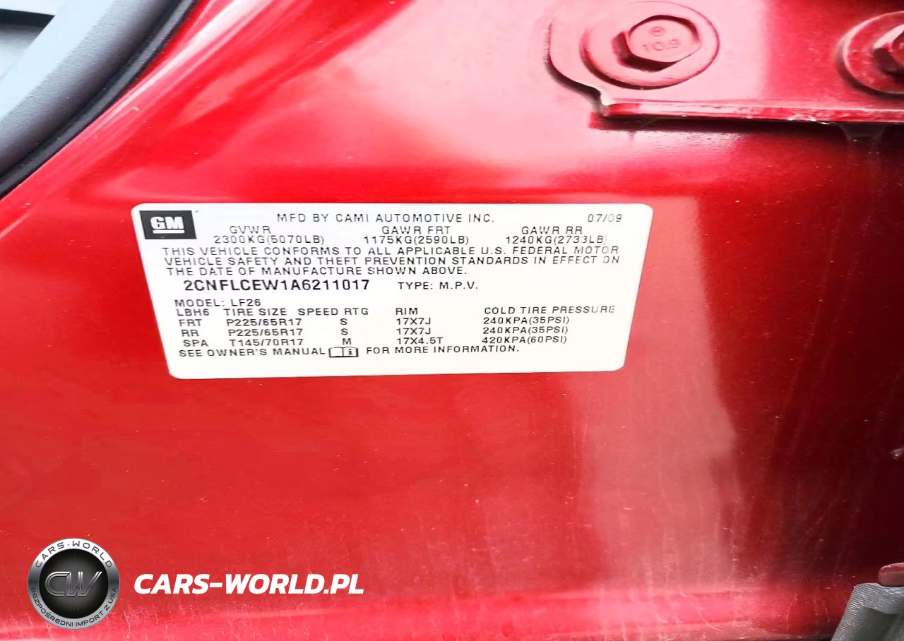 2010 Chevrolet Equinox Ls VIN:2CNFLCEW1A6211017 - 13