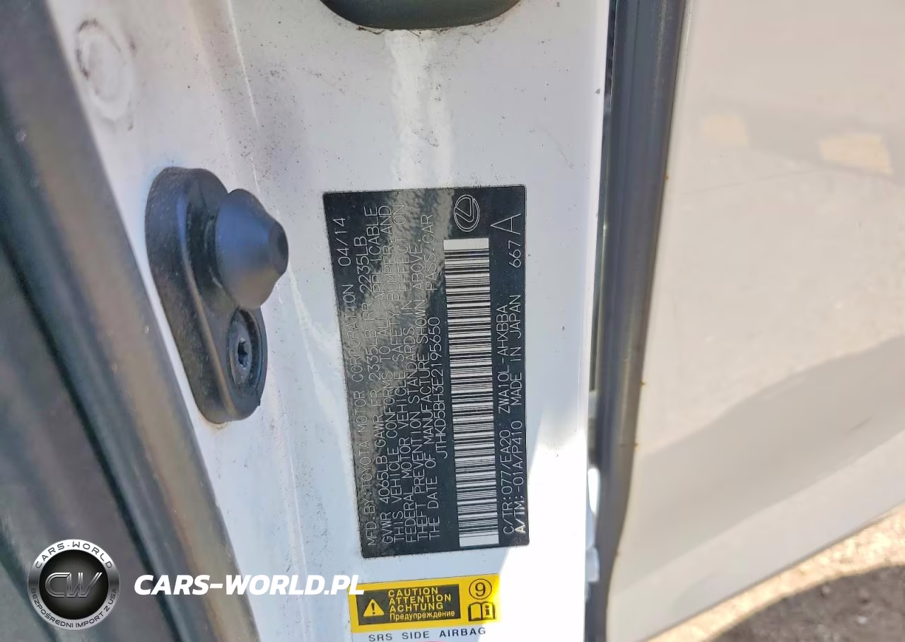 2014 Lexus Ct 200 VIN:JTHKD5BH3E2195650 - 12