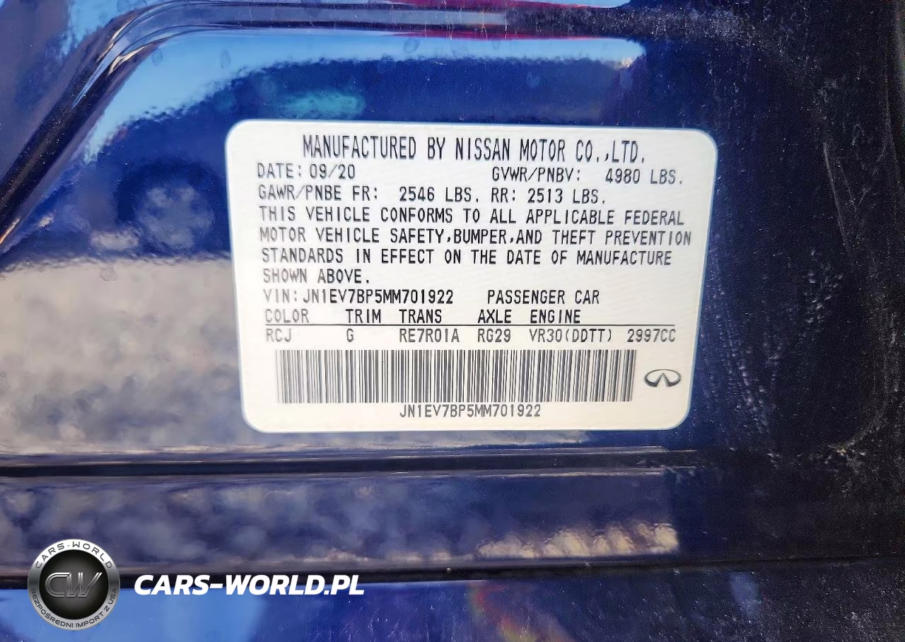2021 Infiniti Q50 Luxe VIN:JN1EV7BP5MM701922 - 12