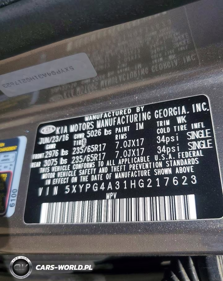 2017 Kia Sorento Lx VIN:5XYPG4A31HG217623 - 12