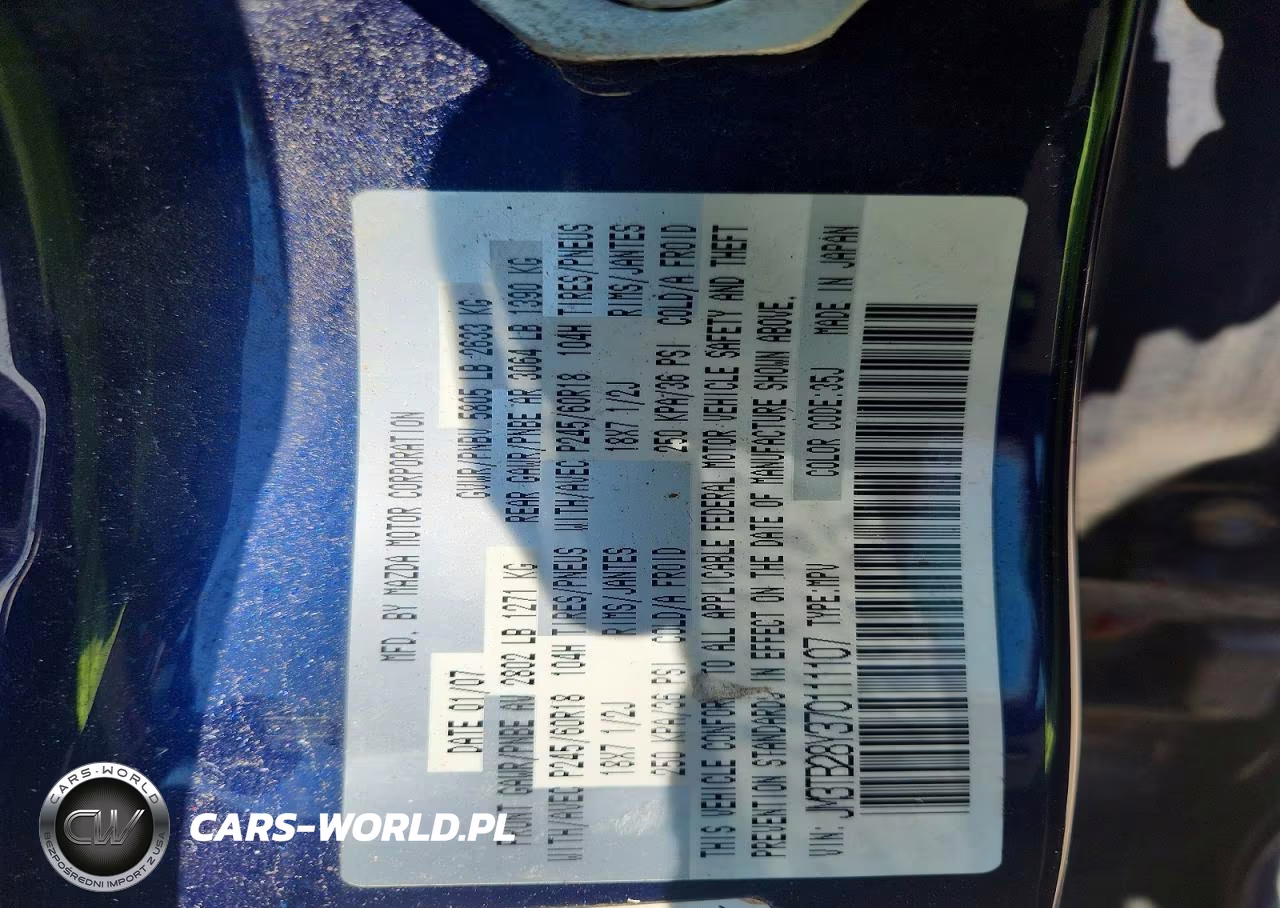 2007 Mazda Cx-9 VIN:JM3TB28Y370111107 - 14