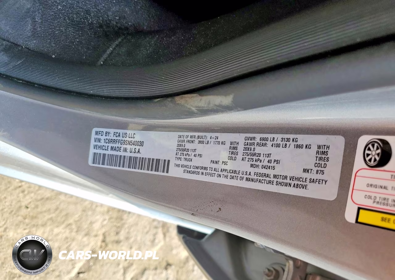 2025 Ram 1500 Big Horn-Lone Star VIN:1C6RRFFG9SN540030 - 12