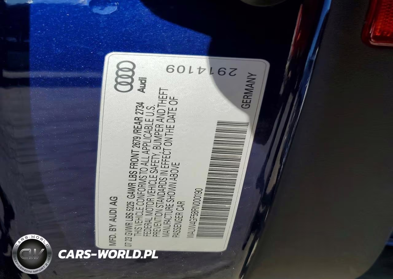 2024 Audi S5 Premium Plus VIN:WAUW4GF58RN000190 - 12
