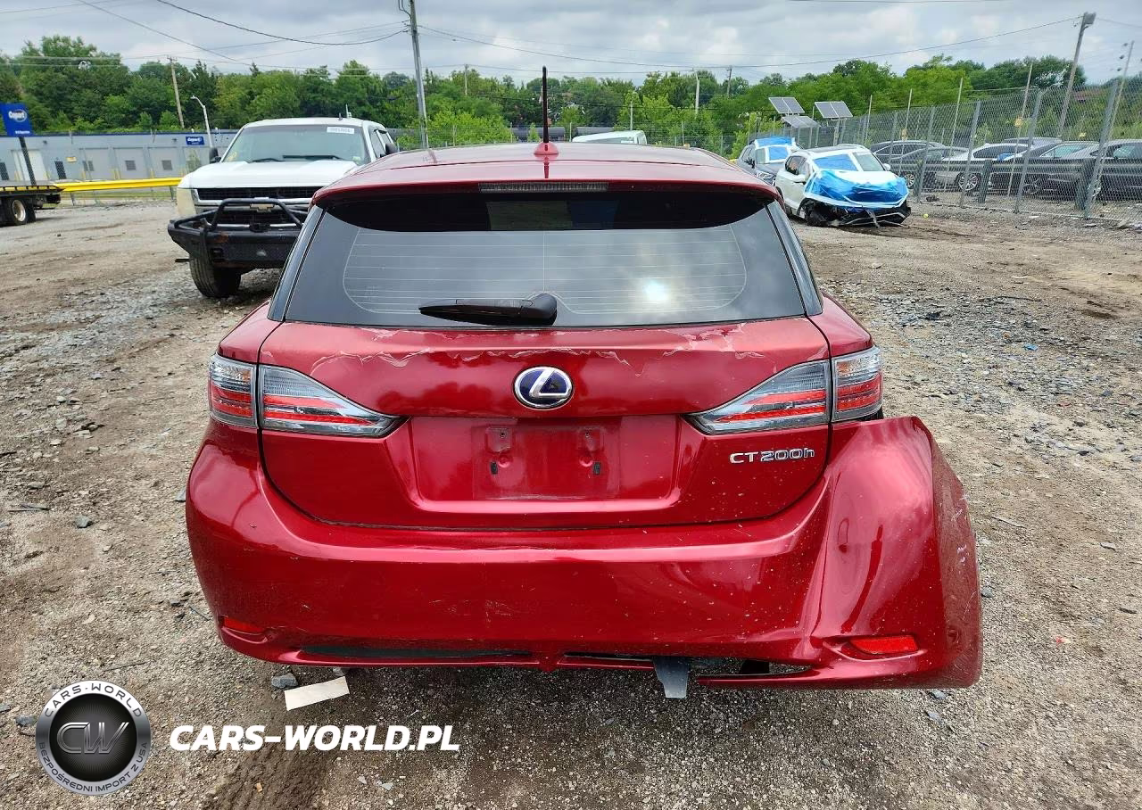 2012 Lexus Ct 200 VIN:JTHKD5BH8C2121279 - 6