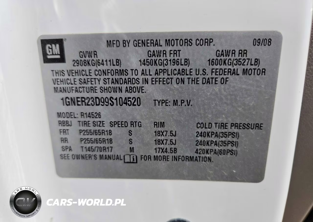 2009 Chevrolet Traverse Lt VIN:1GNER23D99S104520 - 13