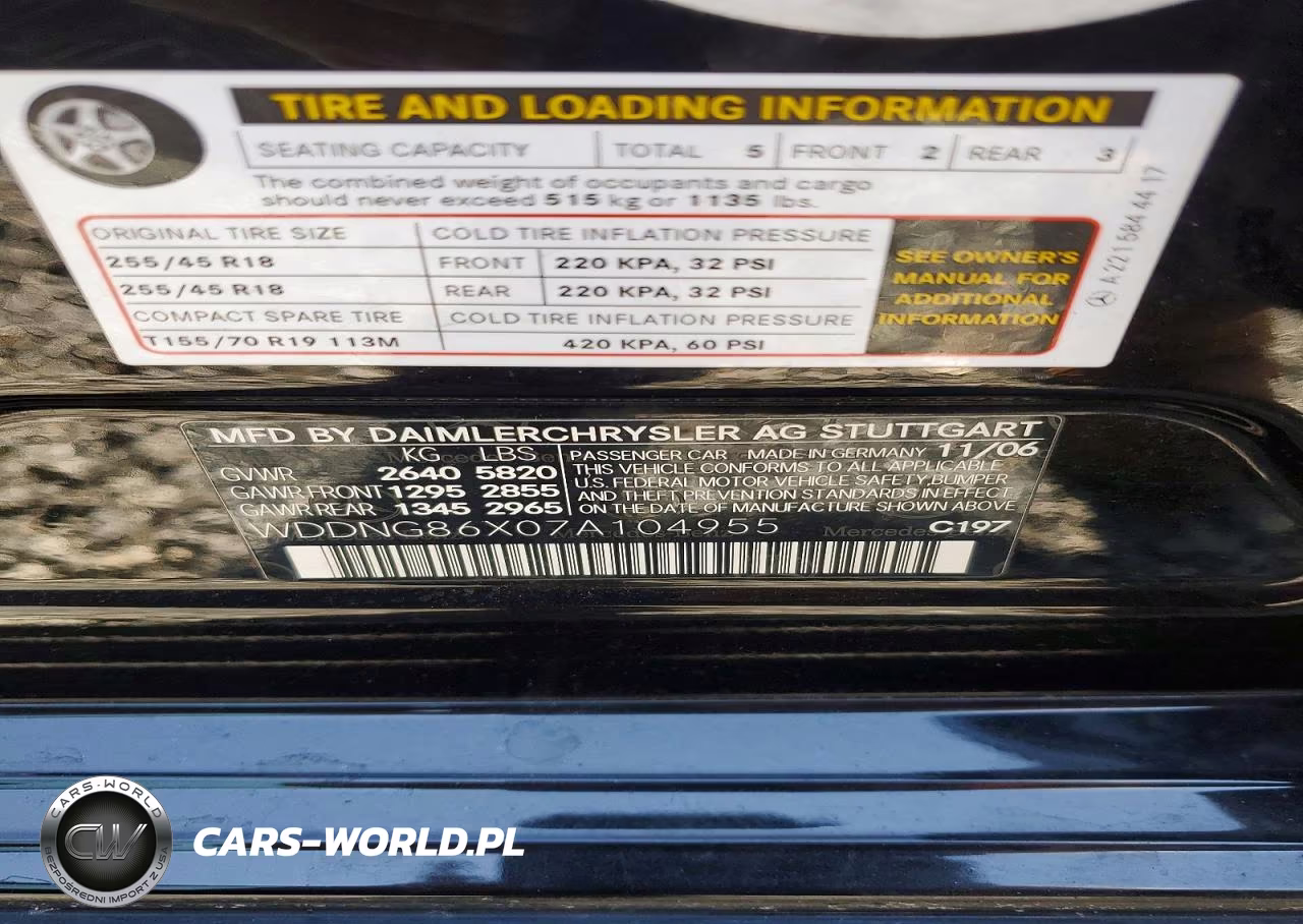 2007 Mercedes-Benz S 550 4Matic VIN:WDDNG86X07A104955 - 12