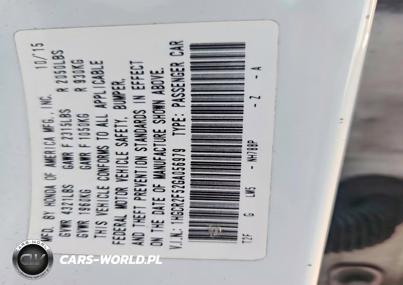 2016 Honda Accord Sport VIN:1HGCR2F52GA056979 - 13