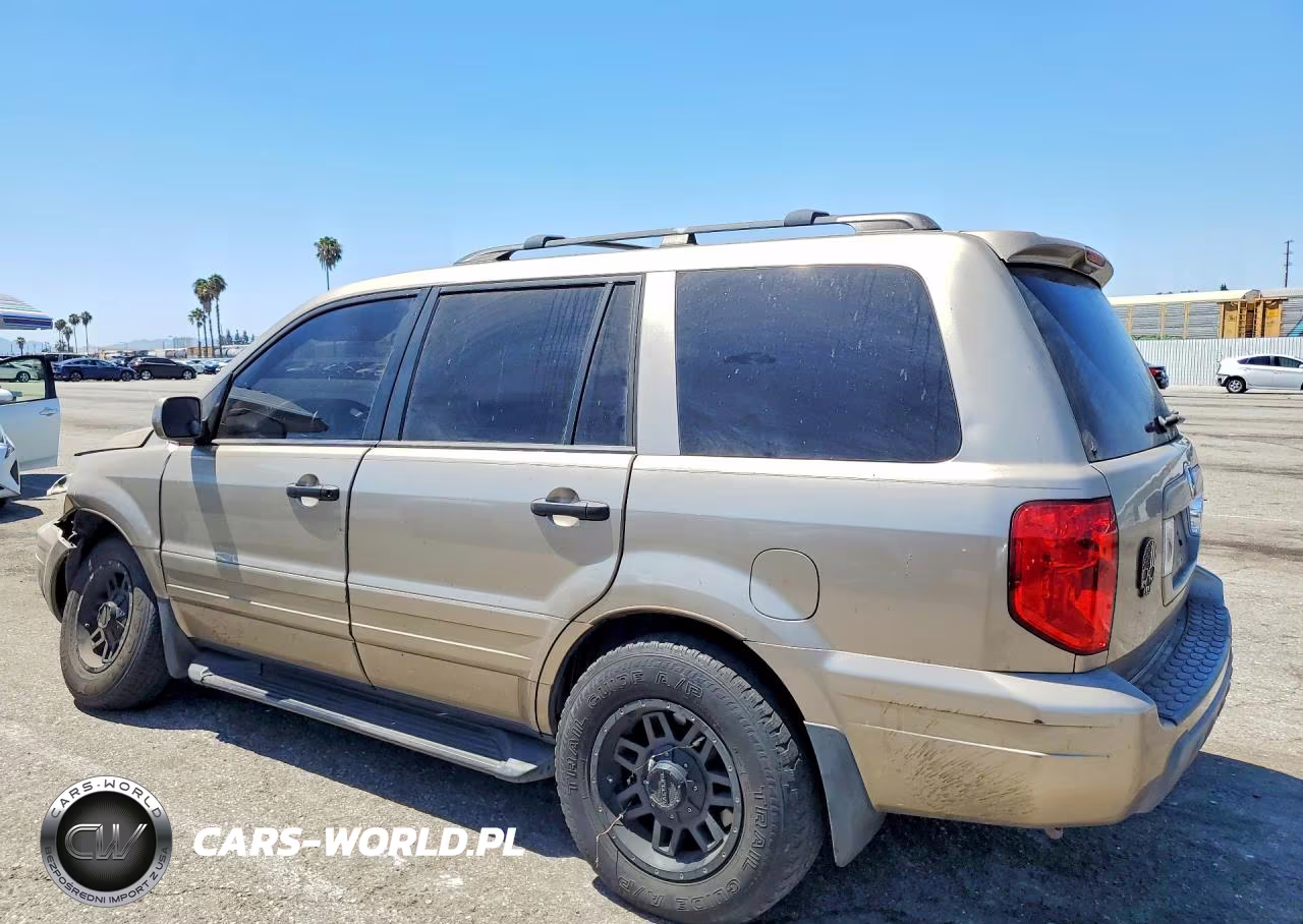 2005 Honda Pilot Exl VIN:5FNYF18575B050491 - 2