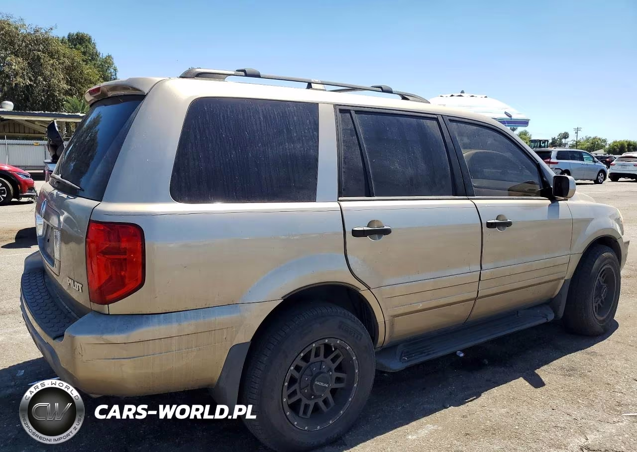 2005 Honda Pilot Exl VIN:5FNYF18575B050491 - 3
