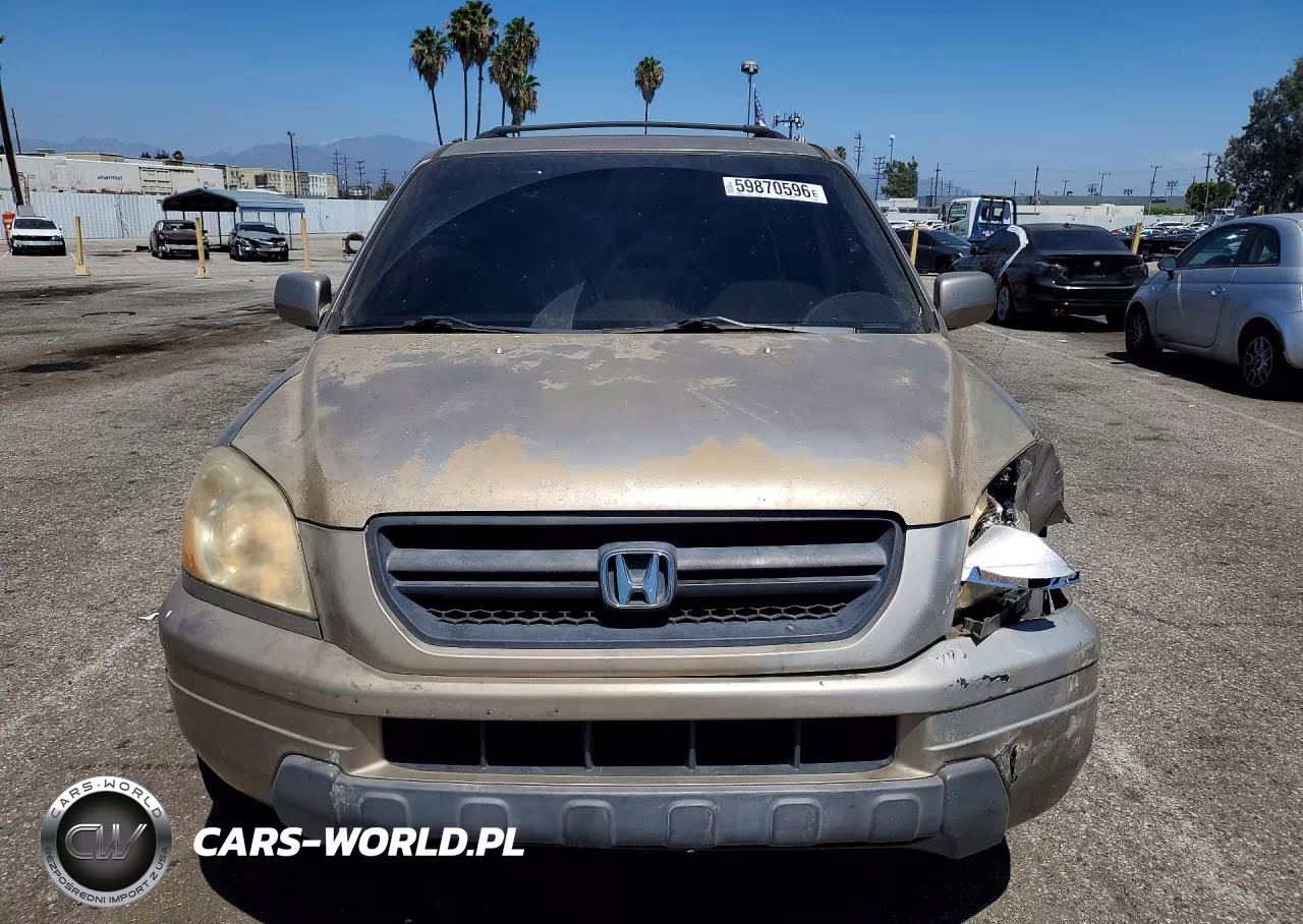 2005 Honda Pilot Exl VIN:5FNYF18575B050491 - 5