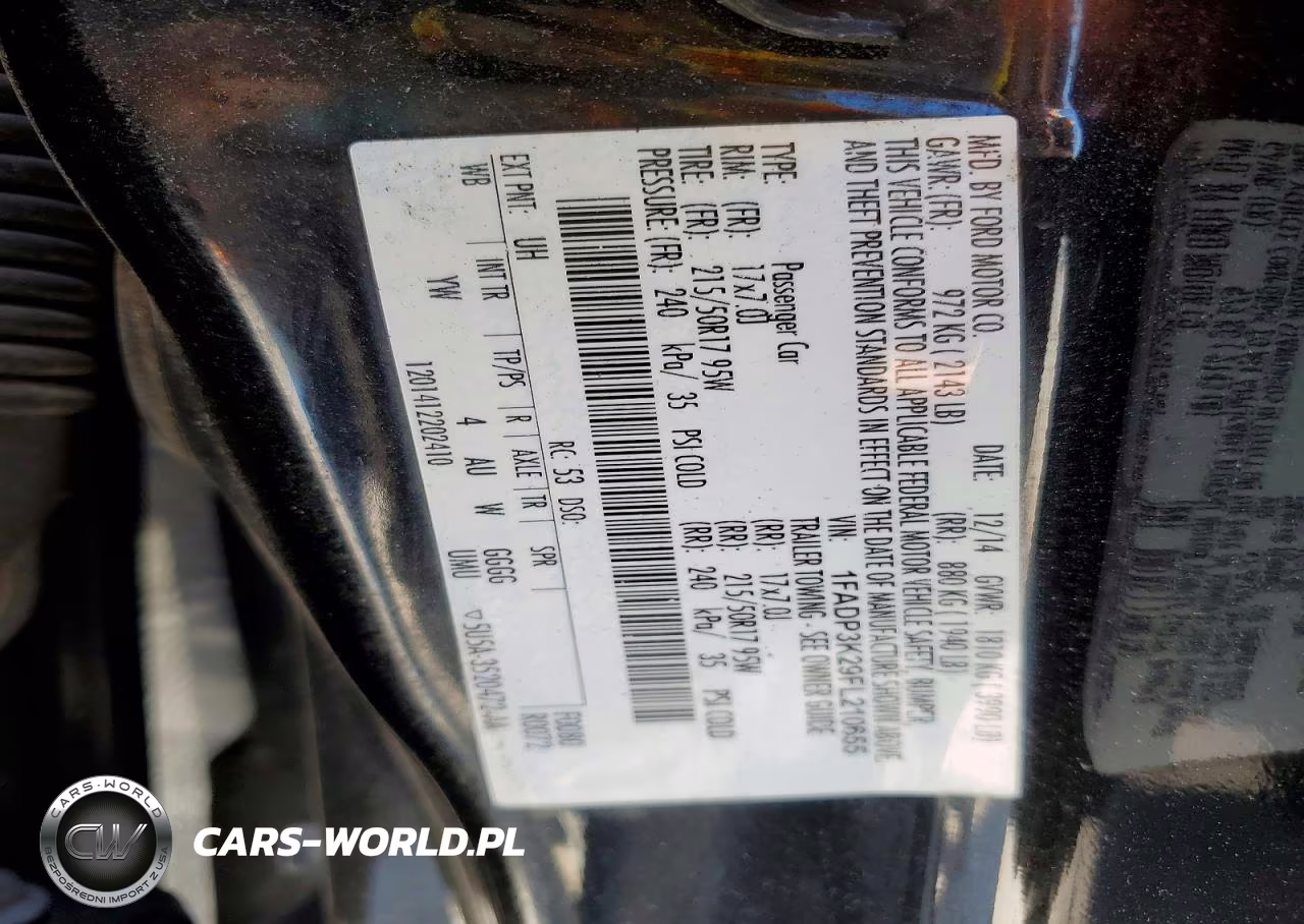 2015 Ford Focus VIN:1FADP3K29FL210655 - 13