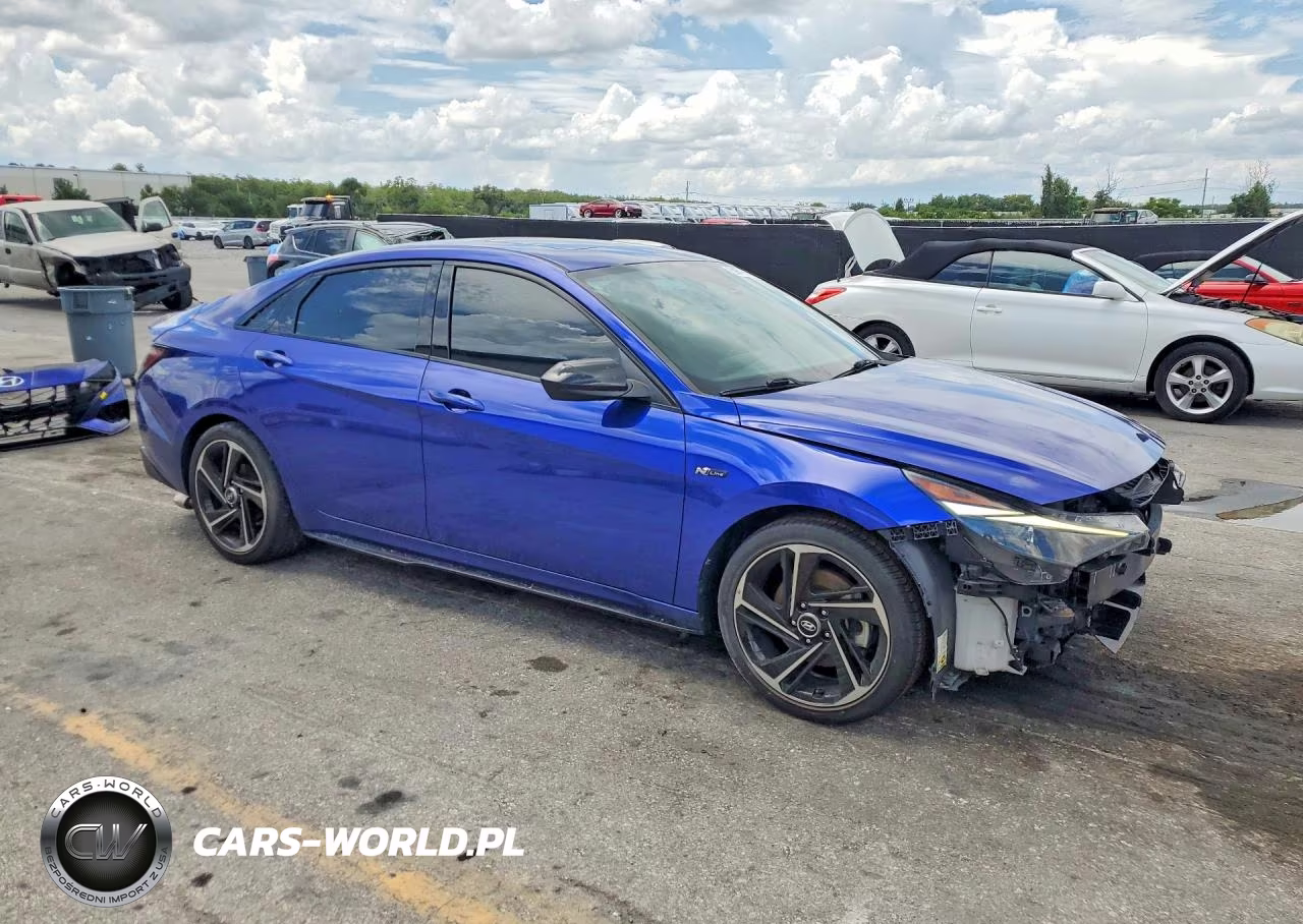 2022 Hyundai Elantra N Line VIN:KMHLR4AFXNU328356 - 4