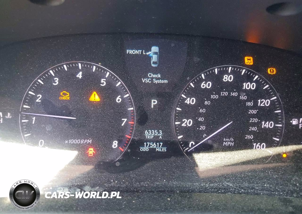 2007 Lexus Ls 460 VIN:JTHBL46F975025025 - 9