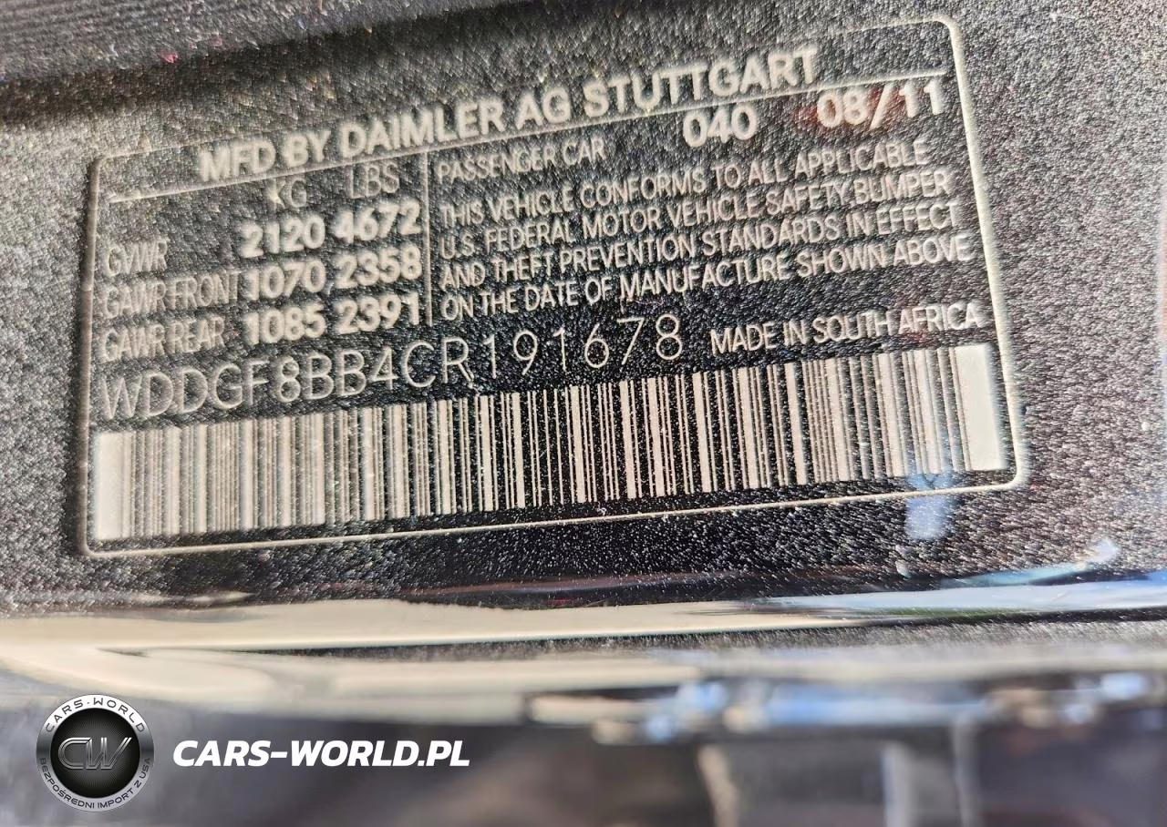 2012 Mercedes-Benz C 300 4Matic VIN:WDDGF8BB4CR191678 - 12